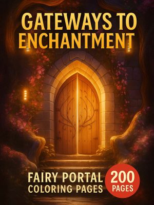 Gateways to Enchantment – 200 Fairy Portal Colouring Pages