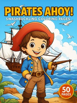 Pirates Ahoy! – 50 Swashbuckling Colouring Pages