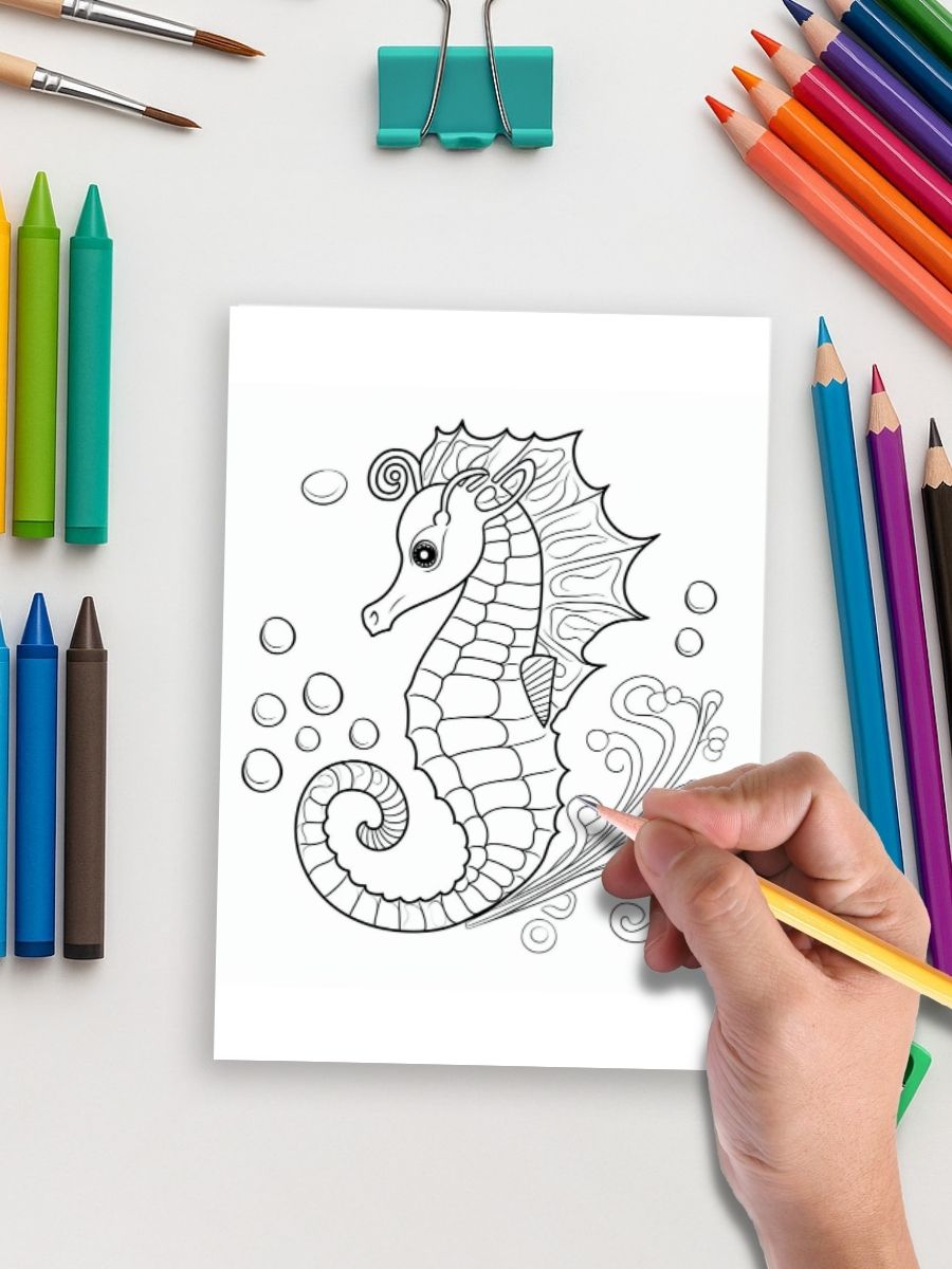 Animal & Snack Time – 184 Animals & Fruits Colouring Pages for Kids - Image 5