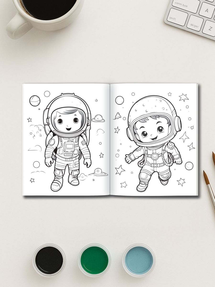 Kids in Space – 50 Intergalactic Adventures to Colour - Image 3